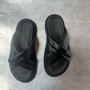Tony Bianca jagger slide black 10 sandal